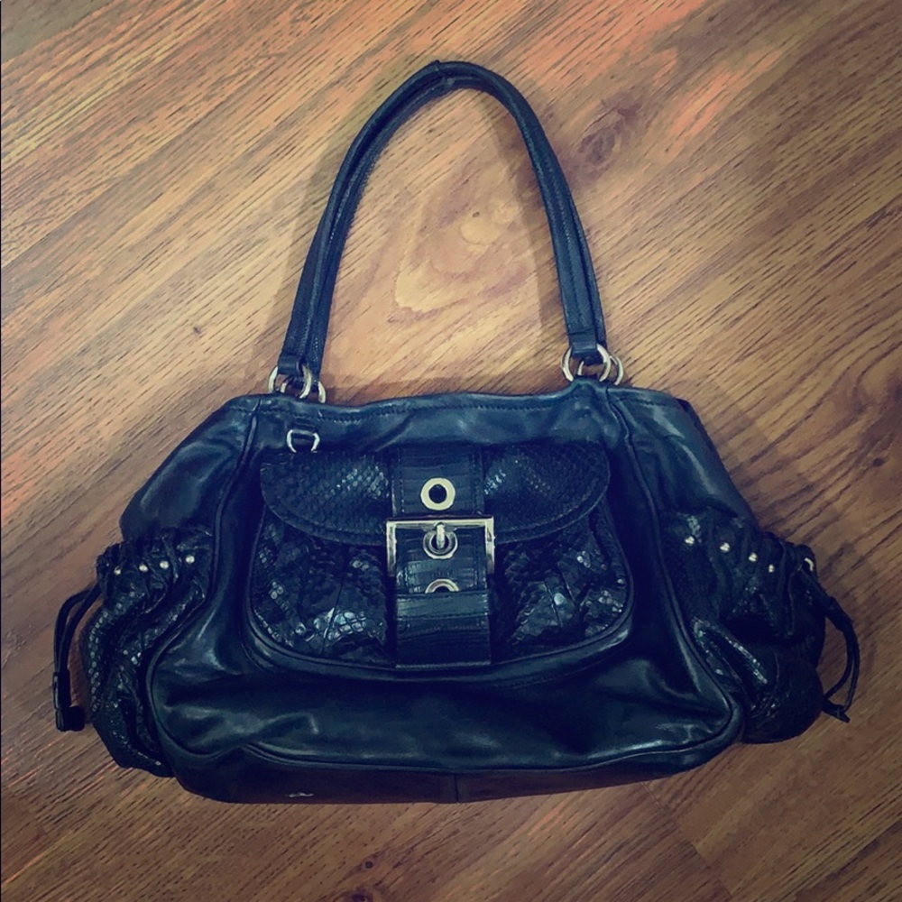 PRADA Snakeskin Black Handbag